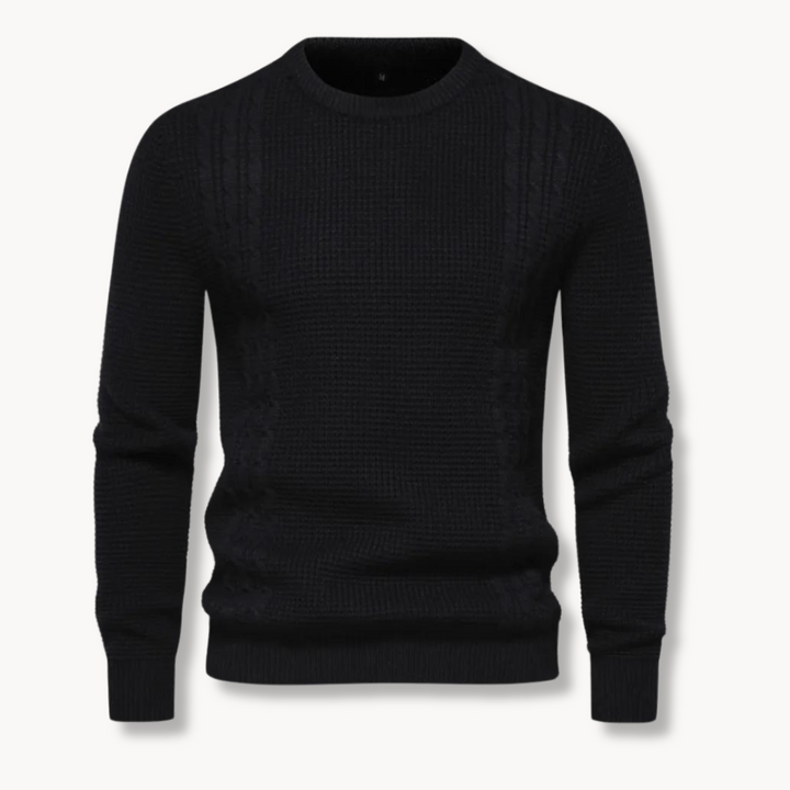 Hunter - Patchwork Knit Sweater