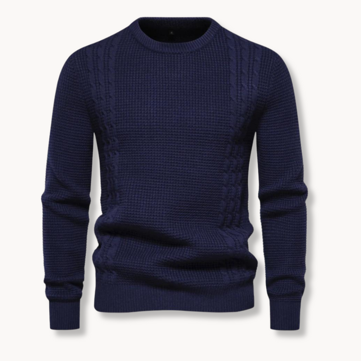 Hunter - Patchwork Knit Sweater
