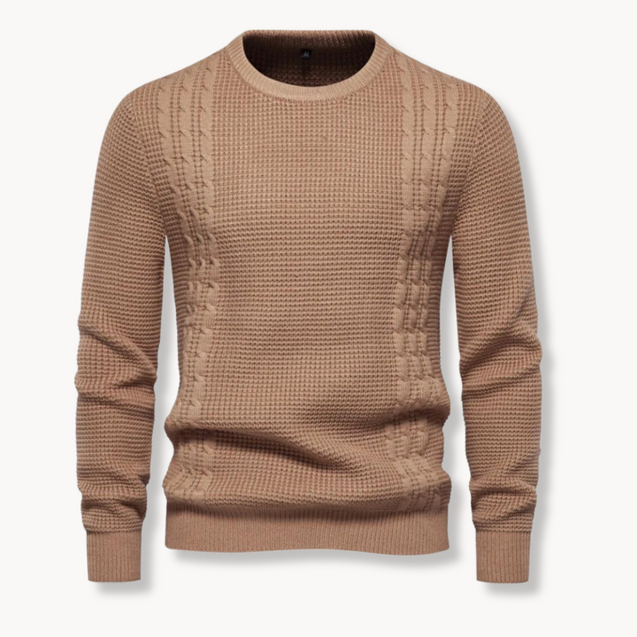 Hunter - Patchwork Knit Sweater