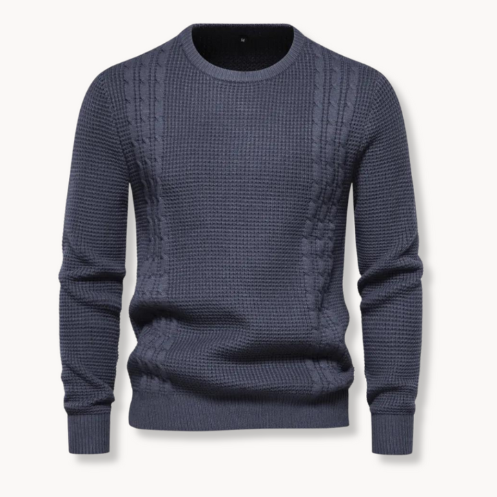 Hunter - Patchwork Knit Sweater