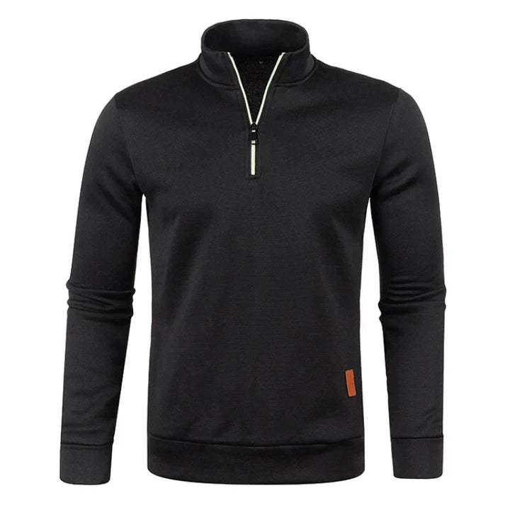 Wayne - Knit Sweater with Polo Collar