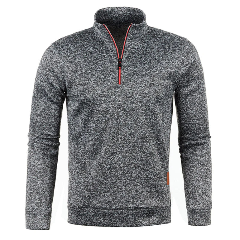 Wayne - Knit Sweater with Polo Collar