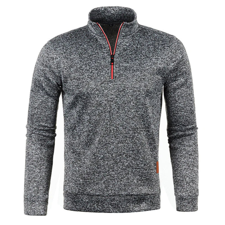 Wayne - Knit Sweater with Polo Collar