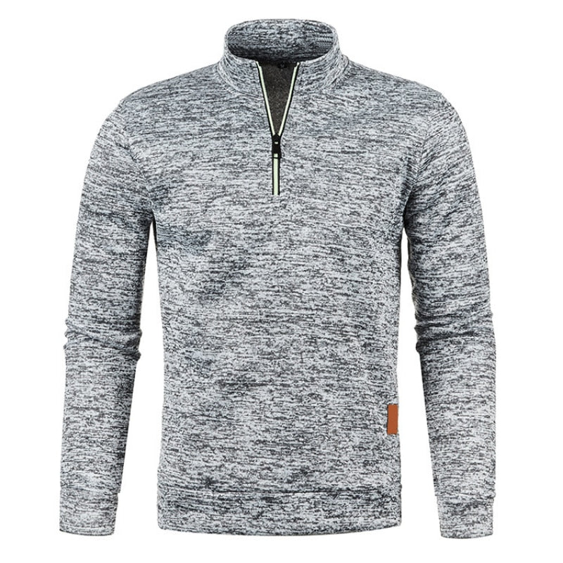 Wayne - Knit Sweater with Polo Collar