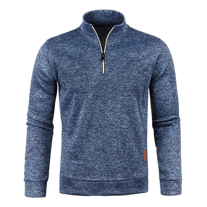 Wayne - Knit Sweater with Polo Collar