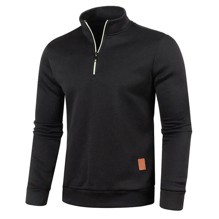 Wayne - Knit Sweater with Polo Collar