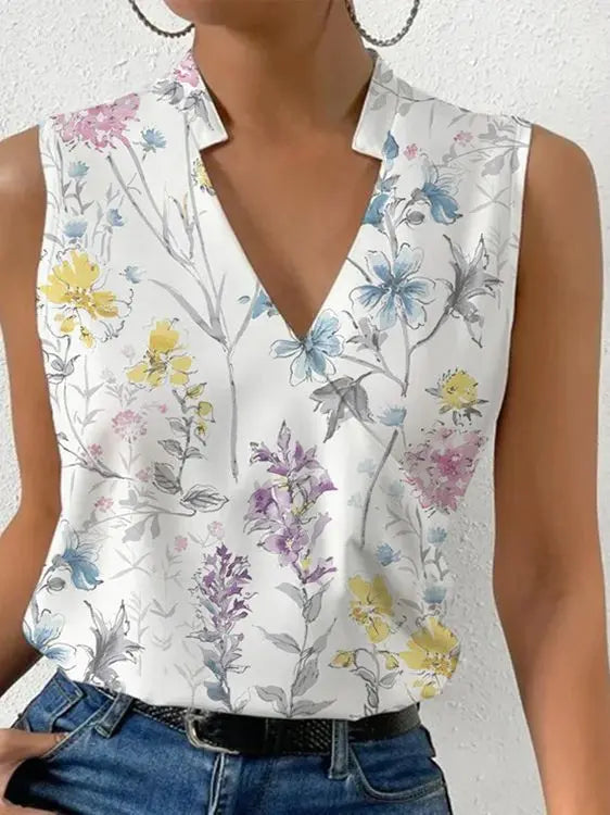 Sally | Soft Top with V-Neck