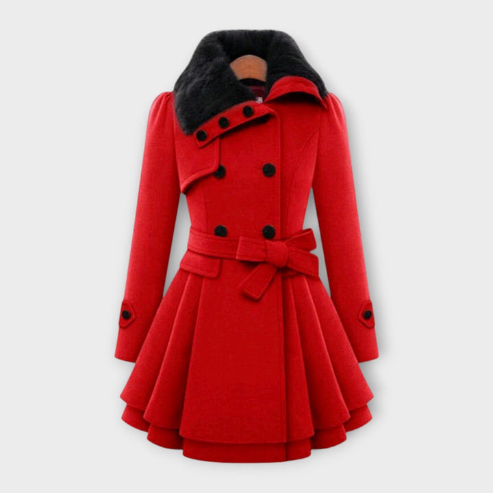 Ema | Elegant Coat with Fur