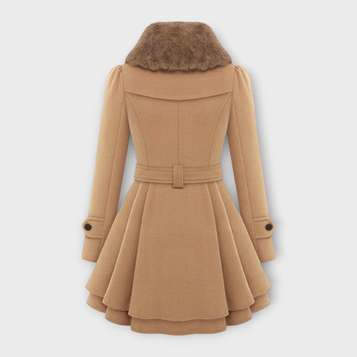 Ema | Elegant Coat with Fur