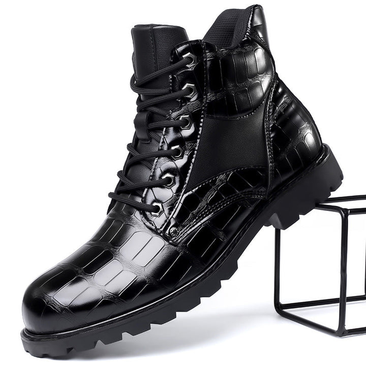 Dante - Crocodile Leather Boots