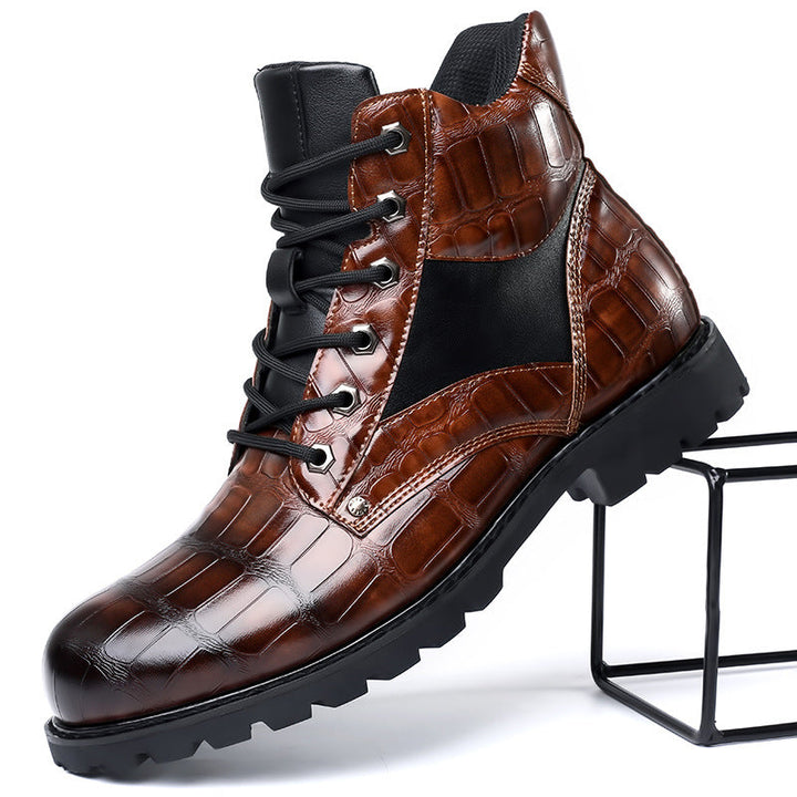 Dante - Crocodile Leather Boots