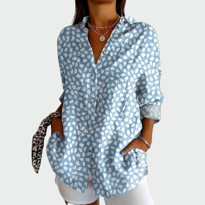 Stylish Shirt with Floral Print