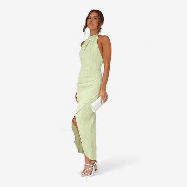 Adeline | Long Pleated Dress