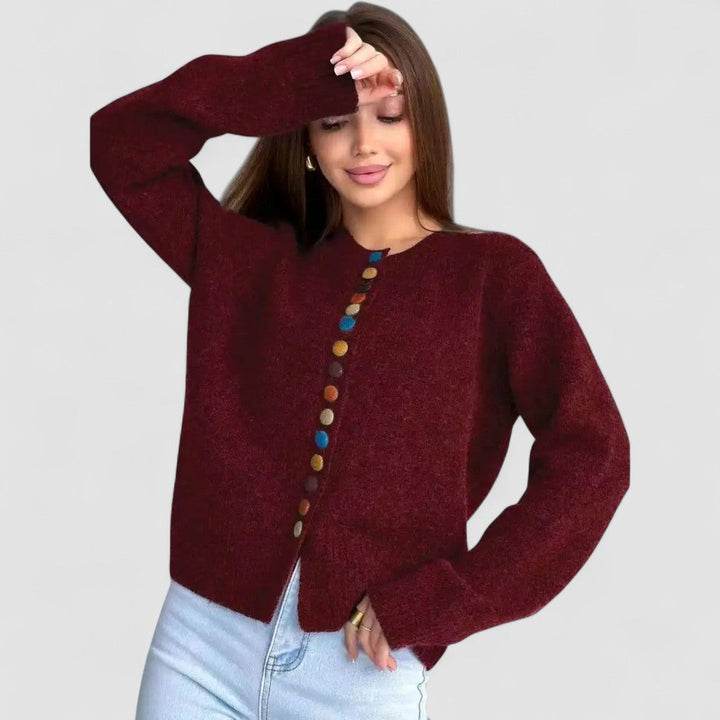 Nicola | Cardigan with Button Detail