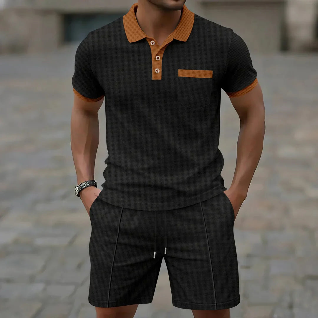 Polo Set - Waffle Fabric
