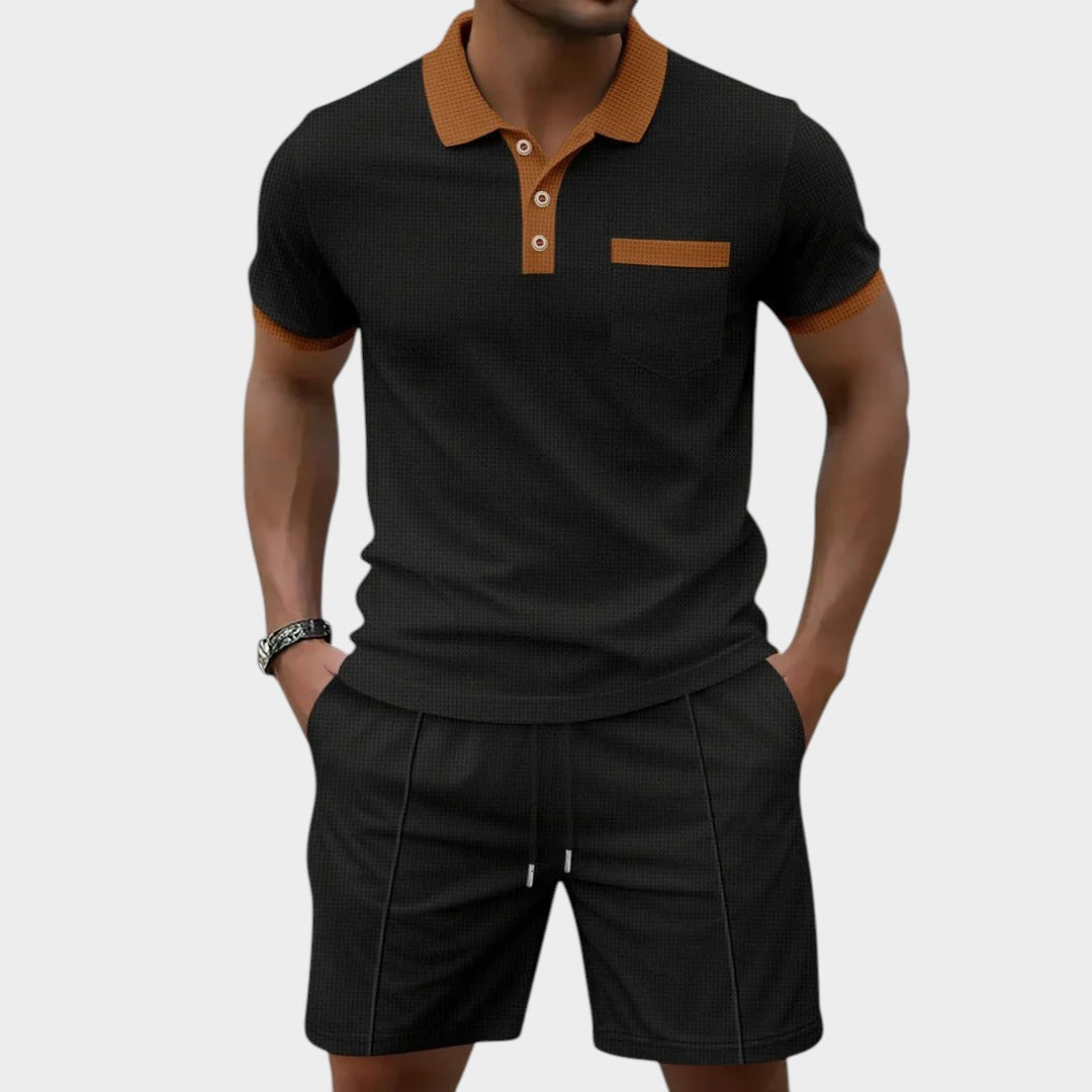 Polo Set - Waffle Fabric