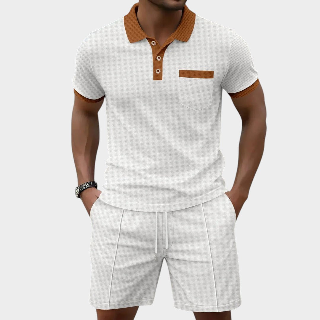 Polo Set - Waffle Fabric