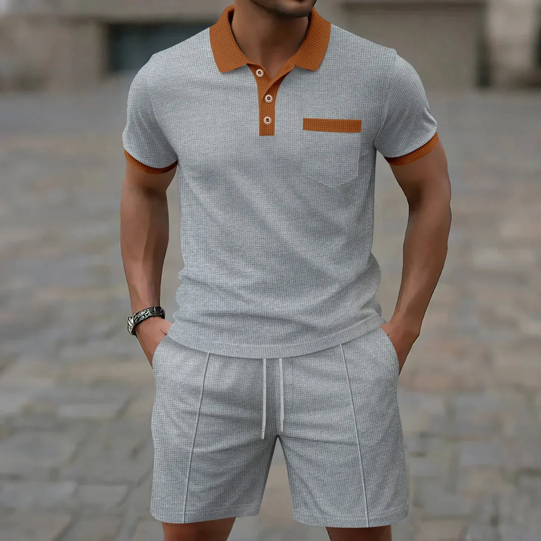 Polo Set - Waffle Fabric