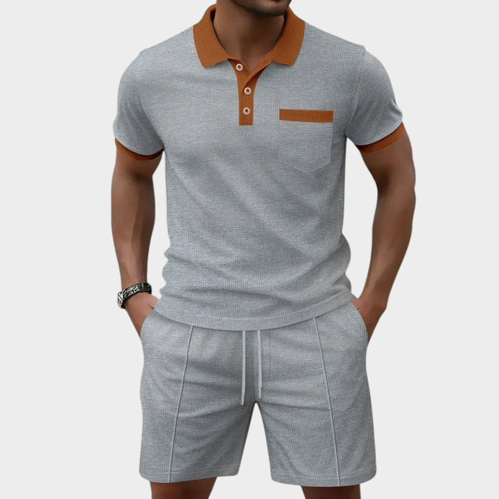 Polo Set - Waffle Fabric