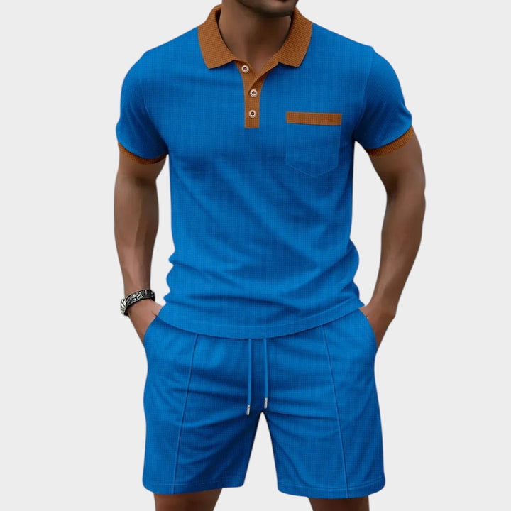 Polo Set - Waffle Fabric