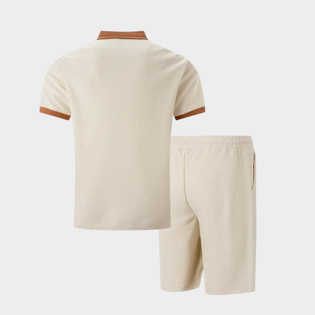 Polo Set - Waffle Fabric