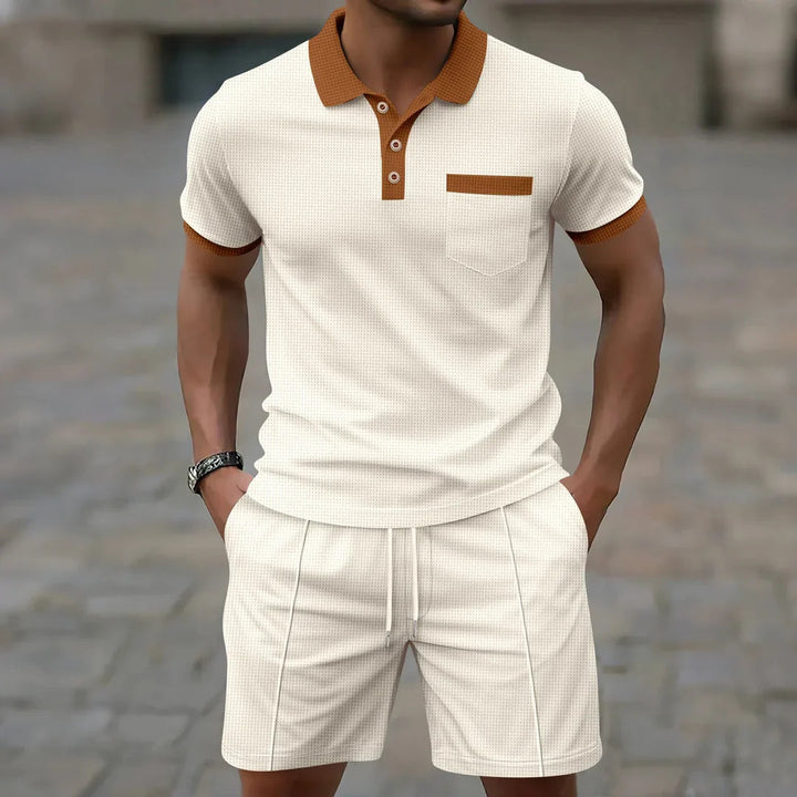 Polo Set - Waffle Fabric