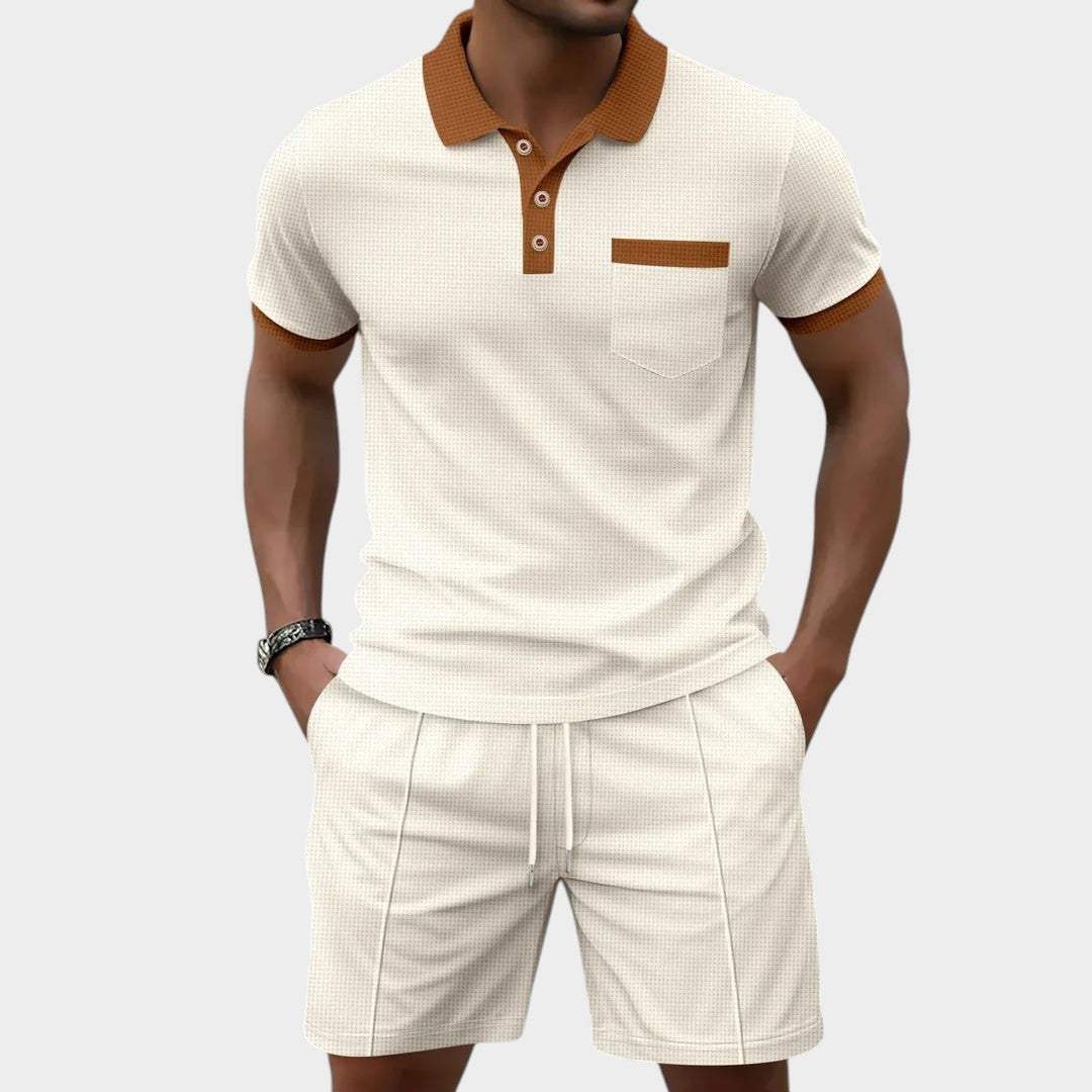 Polo Set - Waffle Fabric