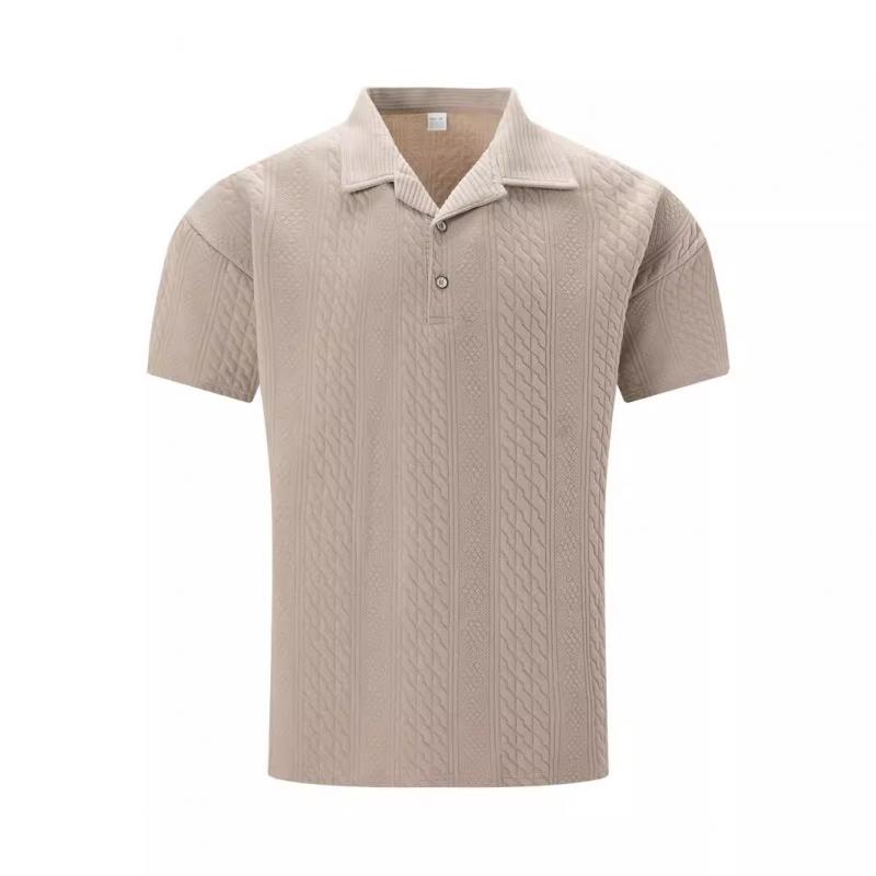 Polo Shirt - Relaxed Jacquard Texture