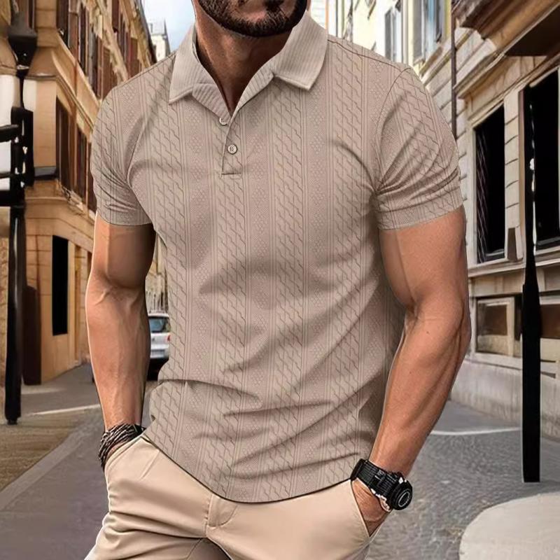Polo Shirt - Relaxed Jacquard Texture