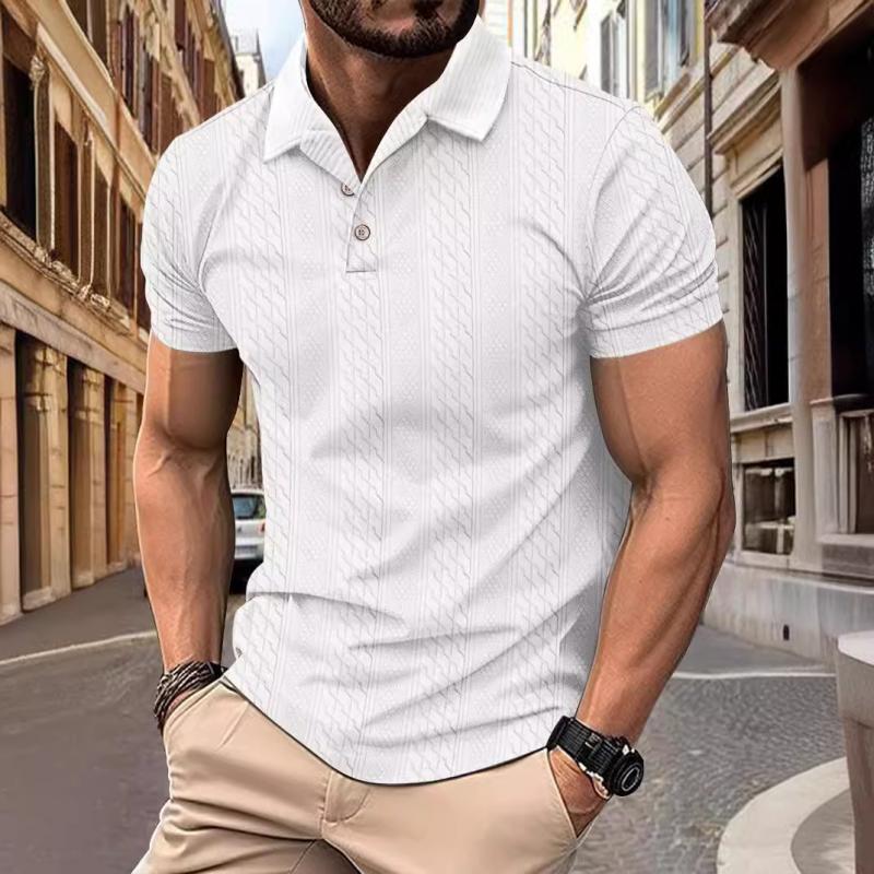 Polo Shirt - Relaxed Jacquard Texture