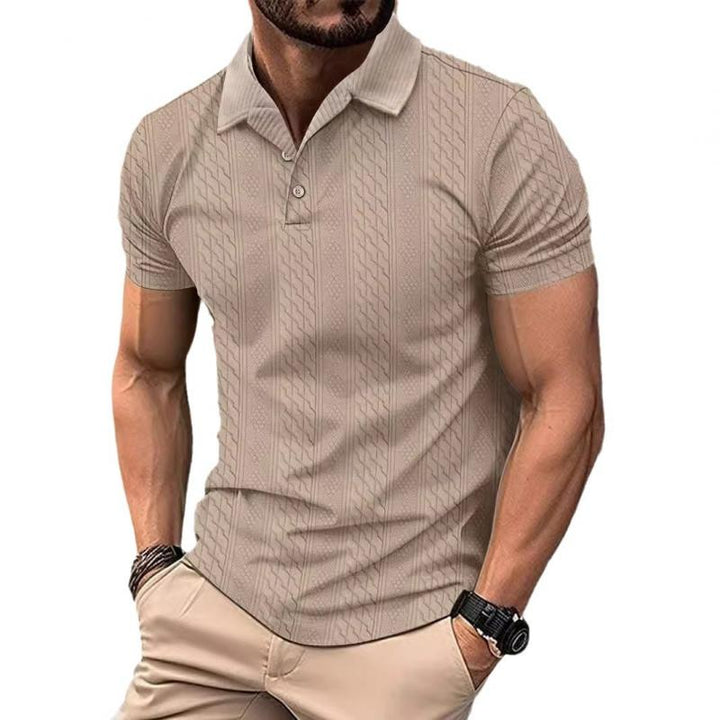 Polo Shirt - Relaxed Jacquard Texture