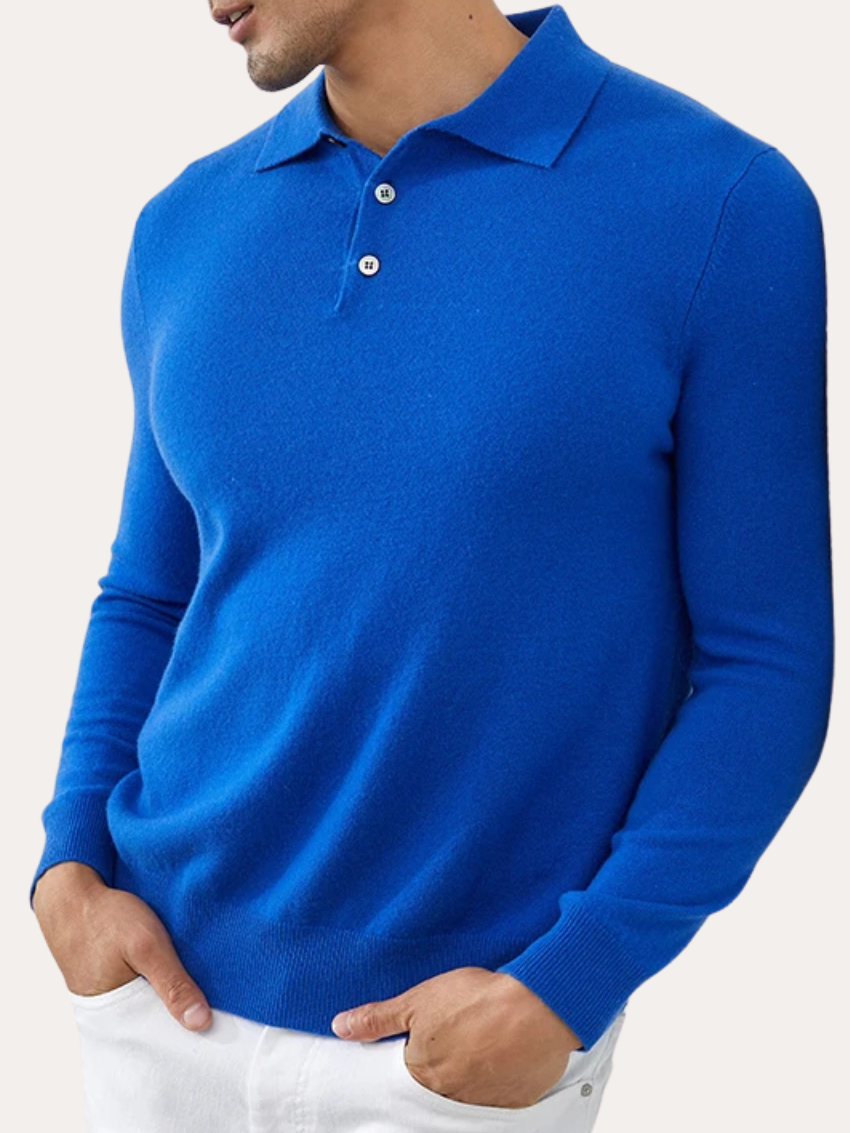 Todd - Polo Sweater in Knit