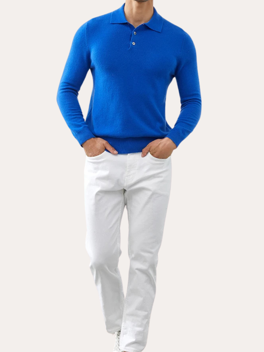 Todd - Polo Sweater in Knit