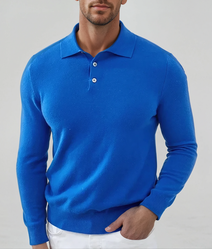 Todd - Polo Sweater in Knit