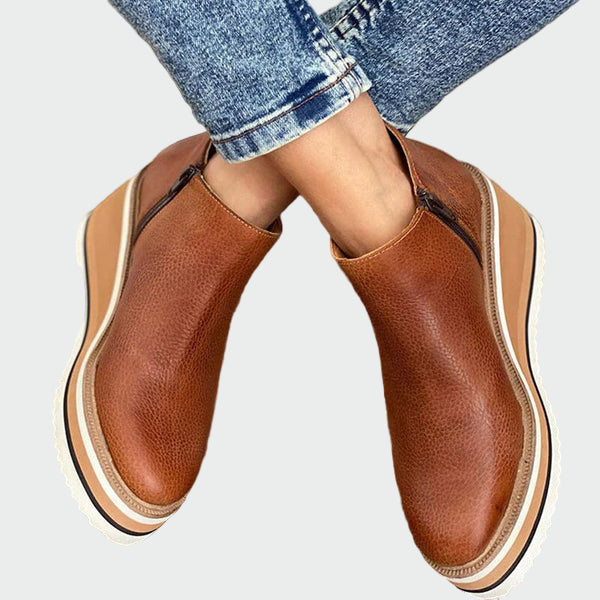 Inkas Leather Ankle Boots