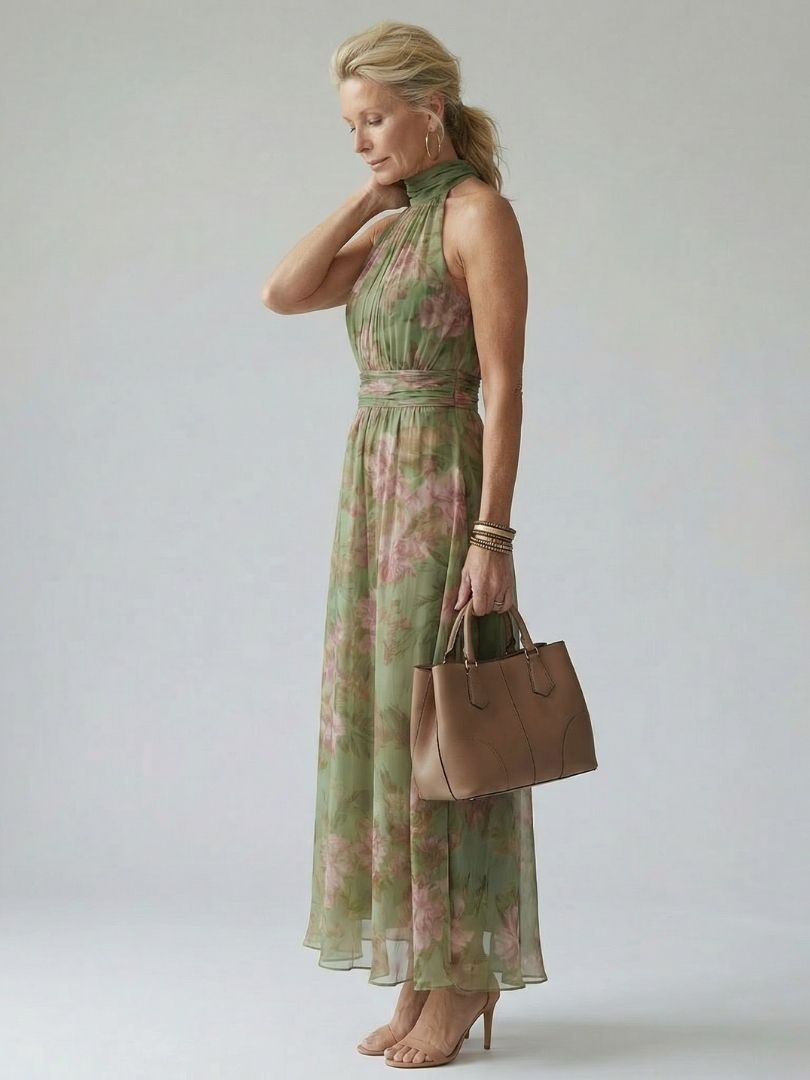 Mia | Dress with Gathered Straps