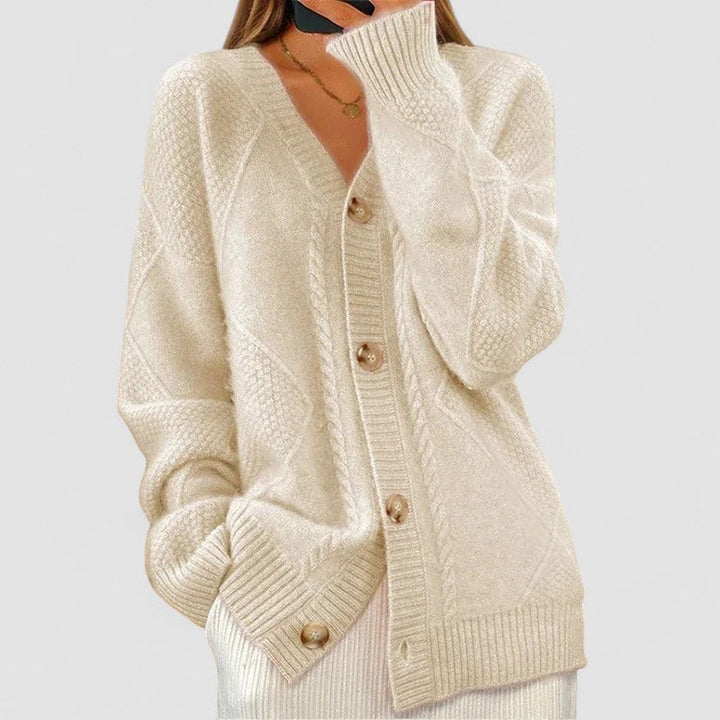 Eloise | Ribbed Knit Cardigan