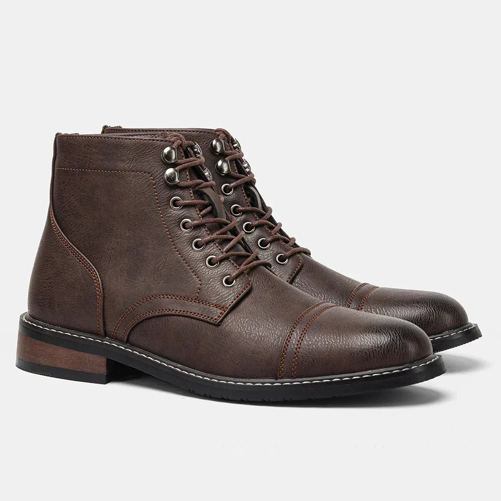 Vance - Retro Derby Boots