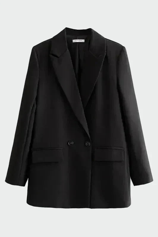 Oversized Coat with Modern Lines