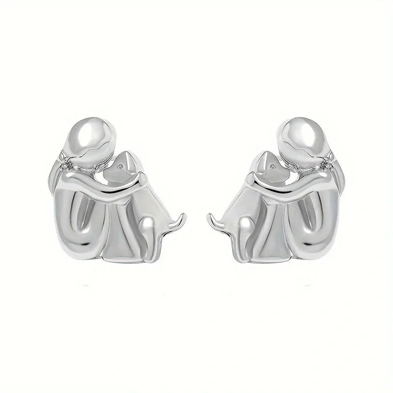Dog Hug - Earrings
