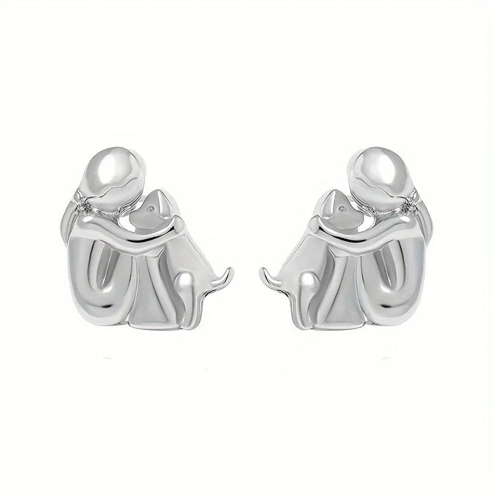 Dog Hug - Earrings