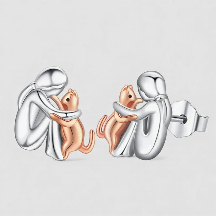 Cat Hug - Earrings