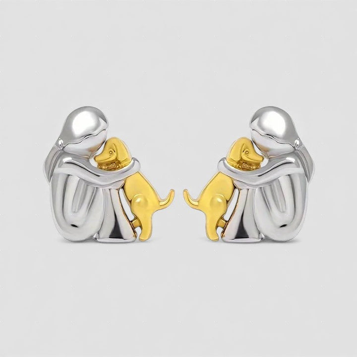 Dog Hug - Earrings