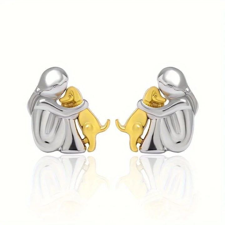 Dog Hug - Earrings