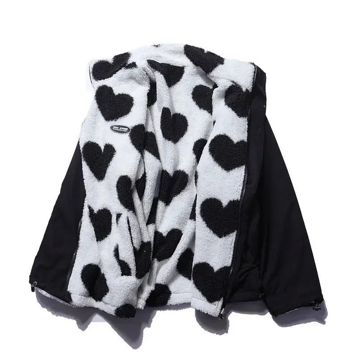 Cecily | Reversible Heart Jacket