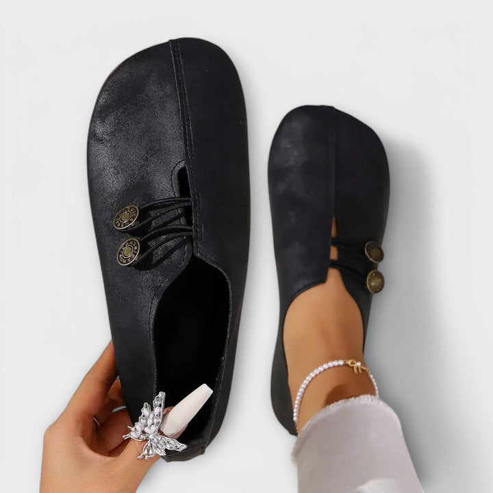 Leather Ballerina