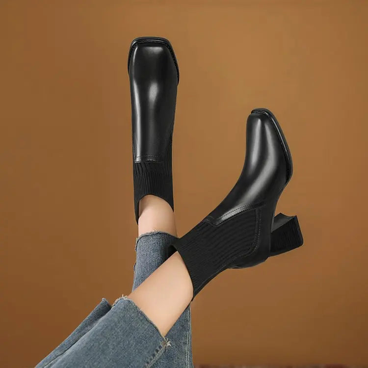 Cathy - Elegant Platform Boots