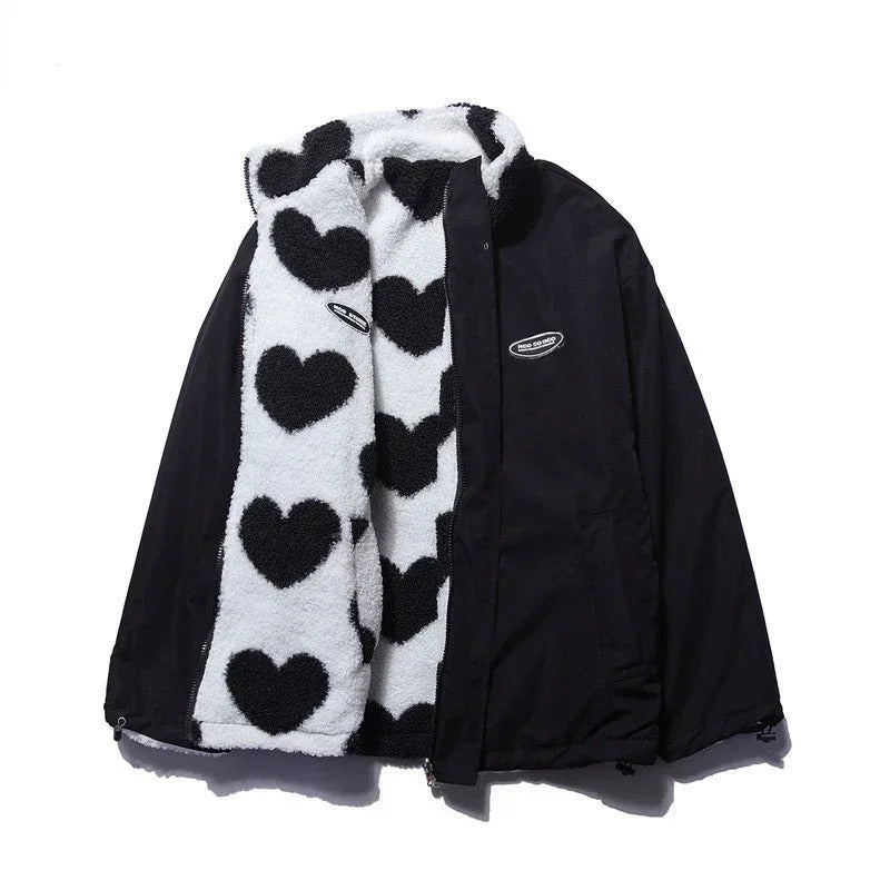 Cecily | Reversible Heart Jacket