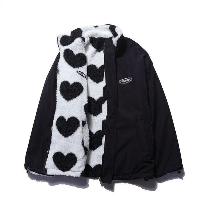 Cecily | Reversible Heart Jacket