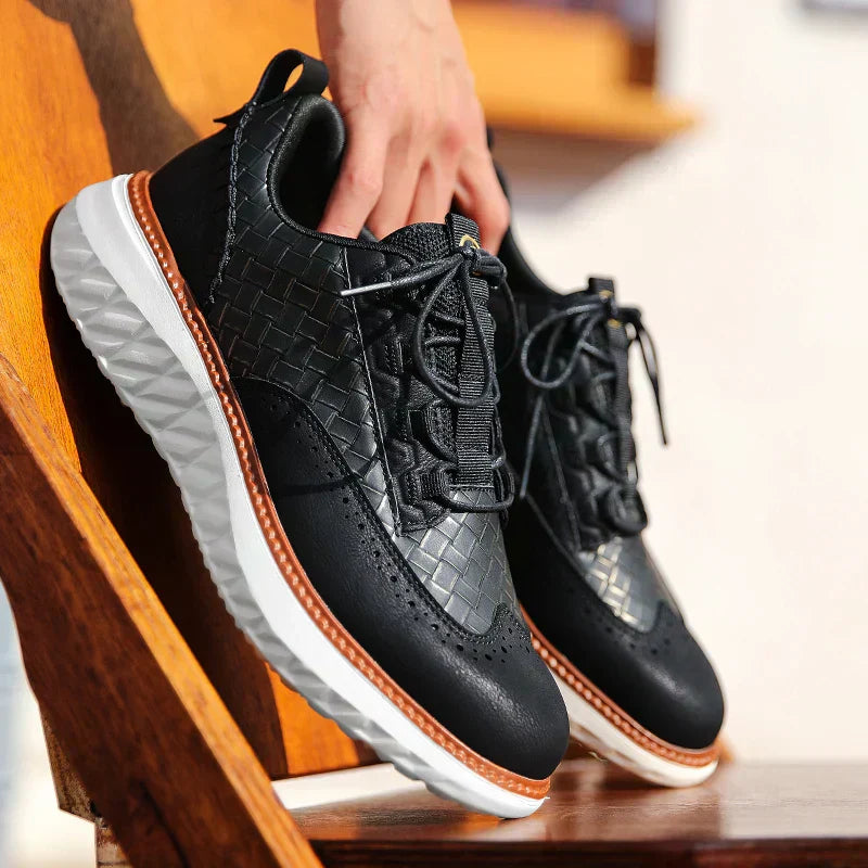 Xavier - Leather Oxford Shoes